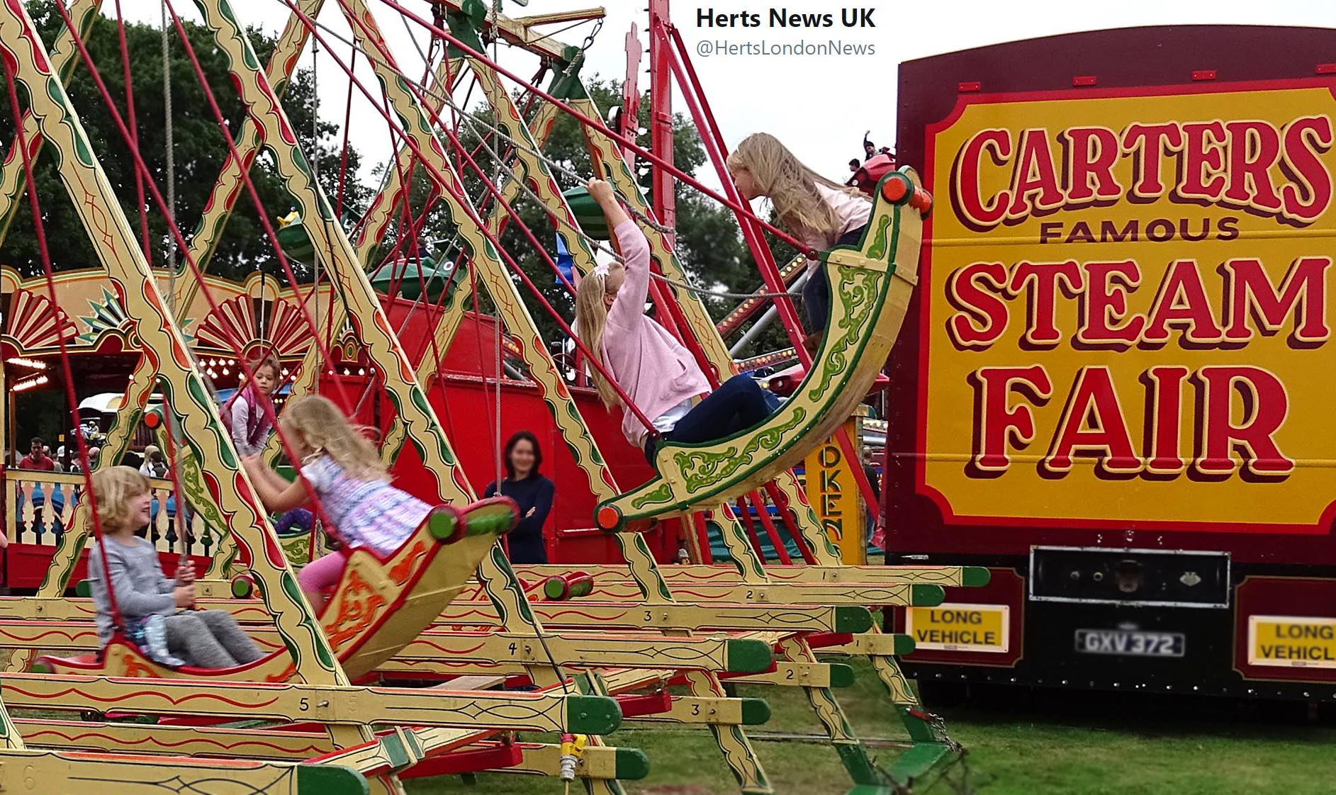 Croxley Green hosts Carters Vintage Steam Fair in Hertfordshire Video