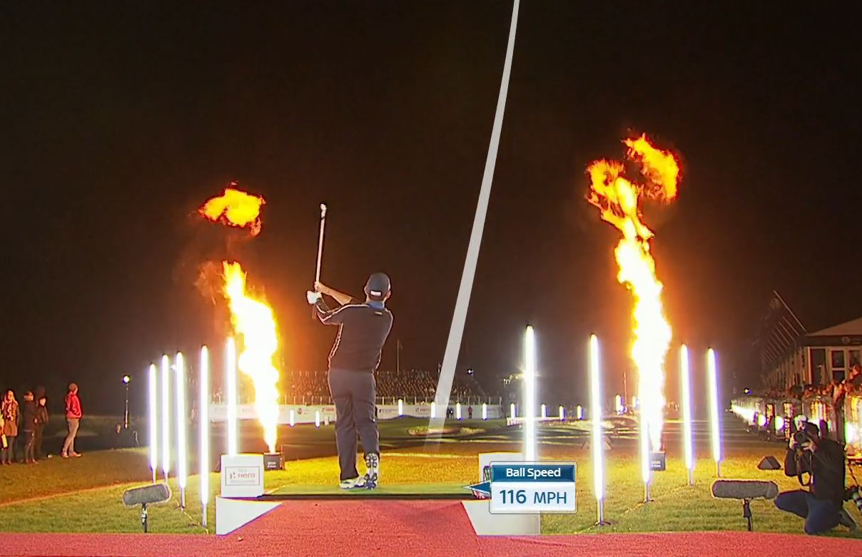 Alex Levy was crowned the inaugural Hero Challenge champion as British Masters week kicked off with a British television first under floodlights at The Grove.