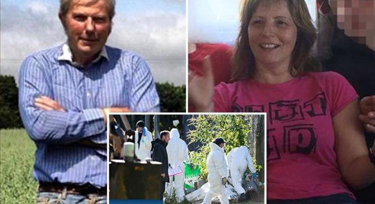 Ex-wife of millionaire farmer and his two sons are among four people quizzed over his murder.