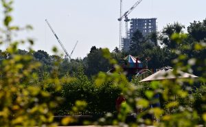 High Rise Towers over Watford’s Park to an Urban Landscape