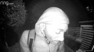 Strange man seen on Doorbell camera is a burglar now arrested