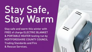 Free Electric Blanket and Portable Heater testing with Trading Standards