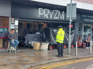 Series Filming at Pryzm Nightclub Watford for Amazon Prime series