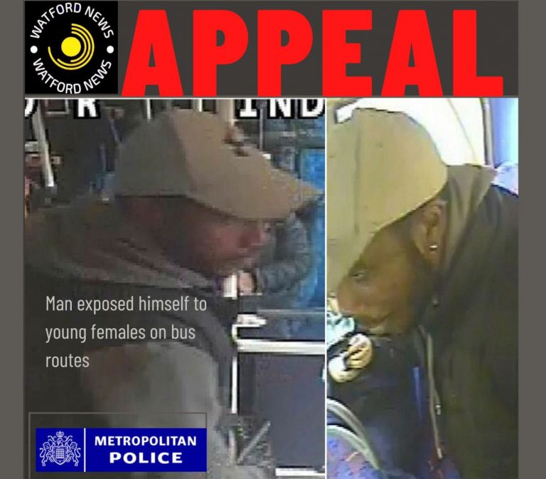 Man exposed himself in front of young passengers on a bus is now wanted by police