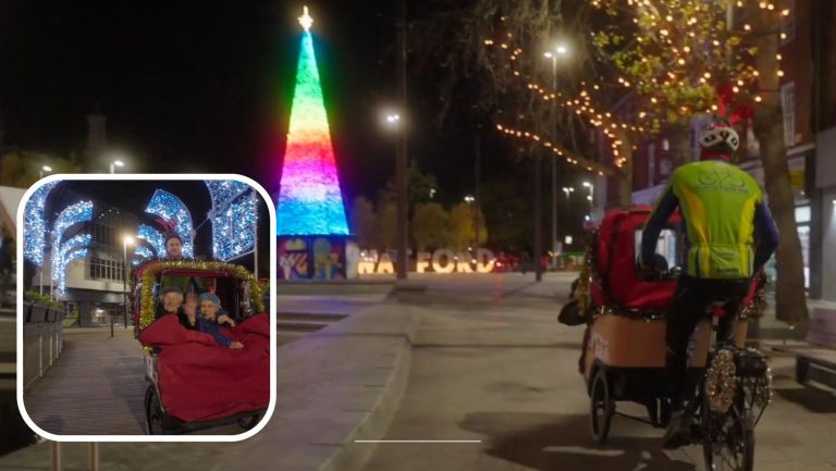 The FREE festive trishaw rides return for Christmas to help the elderly and disabled